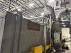 L S Industries, structural roll conveyor blast machine, (4) 15 HP wheels, dust collection system, 1999 - Image 6