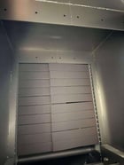 L S Industries, structural roll conveyor blast machine, (4) 15 HP wheels, dust collection system, 1999 - Image 10