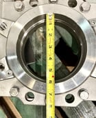 6" Stafsjo, Stainless pneumatic knife gate, red position indicator, unused, 2021 - Image 5