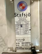6" Stafsjo, Stainless pneumatic knife gate, red position indicator, unused, 2021 - Image 8