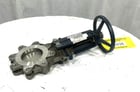 4" Fabri, manual knife gate valve, Stainless gate & body, unused - Image 5