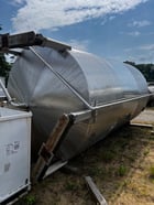3500 gallon Falco, Stainless Steel Mix Tank, Vertical, 84" diameter x 144" Straight Side, Cone Top and Bottom - Image 5