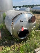 420 gallon Stainless Steel Tank, Vertical, 48" diameter x 64" Straight Side, Dished Top, Flat Bottom - Image 1