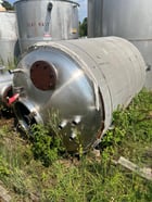 420 gallon Stainless Steel Tank, Vertical, 48" diameter x 64" Straight Side, Dished Top, Flat Bottom - Image 2