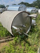 420 gallon Stainless Steel Tank, Vertical, 48" diameter x 64" Straight Side, Dished Top, Flat Bottom - Image 3