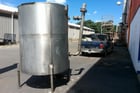 500 gallon Stainless Steel Tank, 57" diameter x 4'10" Straight Side, (10) Turns of 2" Coil - Image 4