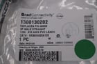 New lot of 2 brad connectivity 3p male straight 1300130202 stock g511a - Image 2