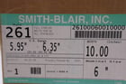 Smith-Blair Inc. Style 261 Single Band Full Circle Stainless Steel 6" #3108 - Image 1