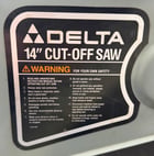 14" Delta, cut-off saw - Image 9