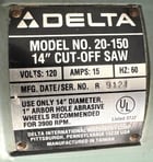 14" Delta, cut-off saw - Image 10