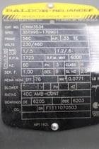 New Baldor IDNM3534 Inverter Duty AC Motor .33HP 1725RPM 3PH 60Hz STOCK H1573 - Image 2