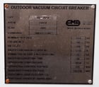 1250 Amp, EMA, No. VDH-15kV, 15500 Volts, Vacuum, 25kA Short, Unused - Image 3