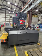 18" x 28" RMT #S-FAB-VSM-18-18, semi automatic vertical double miter bandsaw, 49-349 FPM, 5.4 HP, 1.3" x - Image 8