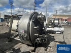 700 gallon SFI, Mix Kettle, Stainless Steel, 78" diameter x 21" straight side, dish top, 38" cone bottom, 15 - Image 1
