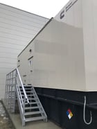 2250 KW Cummins #DQKAF, diesel generator set, 277/480 Volts, 163 hours, QSK60-G14 engine, EPA Tier 2, sound - Image 1