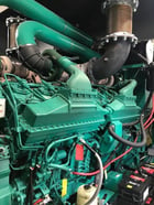 2250 KW Cummins #DQKAF, diesel generator set, 277/480 Volts, 163 hours, QSK60-G14 engine, EPA Tier 2, sound - Image 7