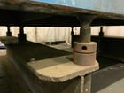 85" x 143-1/2" Cast iron layout surface plate with stand, adjustable leveling screws - Image 4