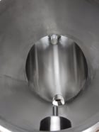 20 cu.ft. Patterson, Stainless Steel Jacketed V-Blender, 30 psi @ 250°F Jacket, On Stainless Steel Bar, 1984 - Image 2
