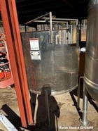 Cherry Burrell, Tank, Stainless Steel, vertical, flat open top, 4 legs - Image 1