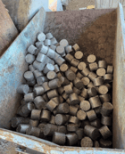 No. 1000-RST Ars, puck briquetter, 3.5" x 3.5"briquette size, 10" cylinder bore, 40 HP, 196 ton - Image 4