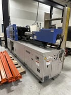 110 Ton, 5.6 oz., JSW #J110EII, horizontal plastic injection molder, 29.53" daylight, 16.14" x 16.14" tie bar - Image 2