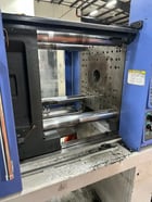110 Ton, 5.6 oz., JSW #J110EII, horizontal plastic injection molder, 29.53" daylight, 16.14" x 16.14" tie bar - Image 4