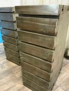 18-1/2' " x 48" x 28" T-slotted angle plates, cast iron, pair - Image 6