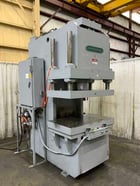 200 Ton, Greenerd #HC-200-60-Y-12, hydraulic C-frame press, 18" stroke, 20" daylight, 16" throat, 20 HP, 1979 - Image 1