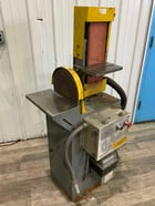 6" x 18" Belt/disc sander combo #300, 12" disc, 45° tilt, 1 HP - Image 1