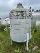 260 gallon Polypropylene Tank, 40" diameter x 48" straight side, Dish Top & Bottom, On Legs - Image 2