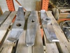 Assortment of Spare Henschel Mixer Blades, 39" L Fluidizing Blades, 36" Bottom Scraper Blade, 34" L Horn - Image 4