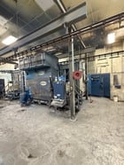 Nordson #Excel-2001, powder coating booth with 3 color change modules - Image 1