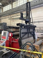 10' x 1.5" Davi #MCB-3045, CNC plate roll w/Leonardo Systems Control, hydraulic support guides, 2006 - Image 2