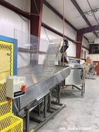 Hoosier Feeder #FT-50, Centrifugal Feed System, 150 PPM, 70mm Caps, w/ conveyor & hopper - Image 3