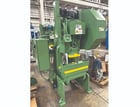 40 Ton, Rousselle #4F, flywheel single crank OBI press, 3" stroke, 12" Shut Height, 3.5"adj., 105 SPM, 26" - Image 1