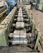 9 Stand, Yoder, rollformer, 24" roll space, 3" diameter arbors, 5.5"-10" vertical adj., 18" horizontal centers - Image 6