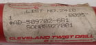 CLEVELAND TWIST DRILL - .8095" - 509702-681 MT3 Shank - Image 2