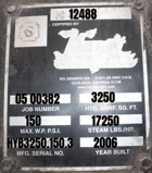 500 HP Hurst, Boiler System, 150 PSI, 3250 sq.ft. heat area, 2006 - Image 2