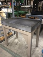 2 4" x 36" x 4" Brown & Sharpe, Surface Plate, w/Stand, No Ledge, Grade B, Gray Granite, 500 lbs. Weight - Image 2