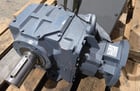 Bauer HP bk60-11u-c/nema182t RPM /av bevel geared motor used - Image 1