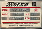 .16 HP @ 1750 RPM, Morse #30GCDVX, gear reducer, 1500.00 :1 ratio - Image 6