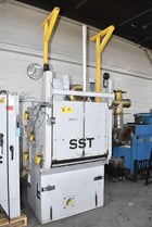 6 cu.ft. Sinto #6BB, tumbler blasters, Goff style 15 HP direct drive wheel, rubber belt, PLC controls, - Image 2