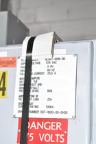 6 cu.ft. Sinto #6BB, tumbler blasters, Goff style 15 HP direct drive wheel, rubber belt, PLC controls, - Image 4