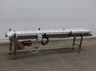 12" wide x 10' long, Stainless steel frame conveyor, 1/2 HP drive with vari-speed Control - Image 1