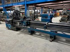 34" x 160" Mazak #HD34, engine lathe, 25" swing over cross slide, inch/metric, 4-jaw 31.5" chuck, 20 HP, 1982 - Image 8