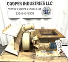 10" x 10" Mac #MD40, rotary airlock, Carbon steel, fixed tip rotor, 1 HP, 1725 RPM - Image 1