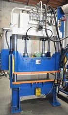 60 Ton, Savage #60HTP, 4-post hyd.blanking trim press, light curtains, PLC, 1992, #A2756 - Image 3