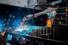 Miller, performarc pa1100ss, Robotic Weld Cell, Panasonic #TA-1900 robot, 13 lb payload, 74.6" reach, Dip - Image 1