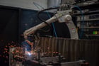 Miller, performarc pa1100ss, Robotic Weld Cell, Panasonic #TA-1900 robot, 13 lb payload, 74.6" reach, Dip - Image 3