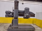 6' -19" Carlton #4A, radial arm drill, 15-1500 RPM, 20" spindle travel, 4" spindle diameter, power clamping / - Image 1